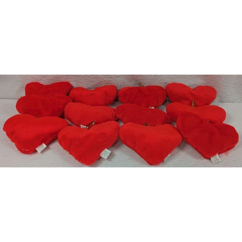 Valentine Day - Heart Plush For Someone Special - 5 x 4 inch - 12 Pack